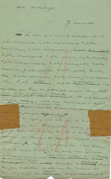 Léonce DUPONT 1828-1884 journaliste 4 manuscrits autographes signés et 3 lettres