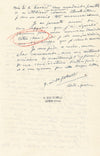 Graveur Gaston NICK-PETRELLI 3 lettres autographes 1 CAS Corse Ceton Orne