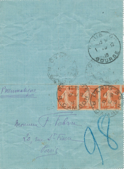 Félix GALIPAUX lettre autographe signée humour pas d'abstention aux assiettes !