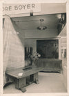 Boyer ébeniste salon 6 photographies argentique époque 1937-1938 mobilier meuble
