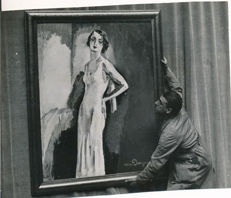Van DONGEN portrait tableau de l'actrice Eve Francis photo photographie