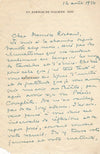 Philippe HERIAT écrivain hériat 4 lettres autographes M. Rostand Sarah Bernhardt