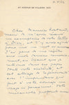Philippe HERIAT écrivain hériat 4 lettres autographes M. Rostand Sarah Bernhardt