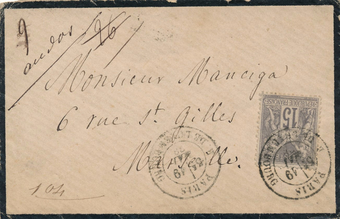 Politique Louis Blanc droit réunion Marseille ouvrage Bibliothèque autographe