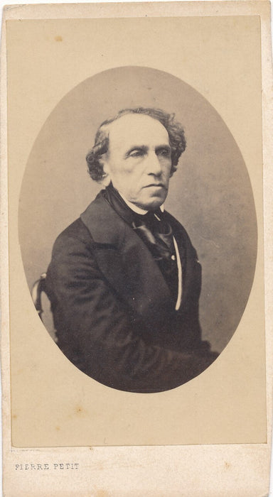 Giacomo MEYERBEER carte visite albumine Pierre Petit musicien photo photographie