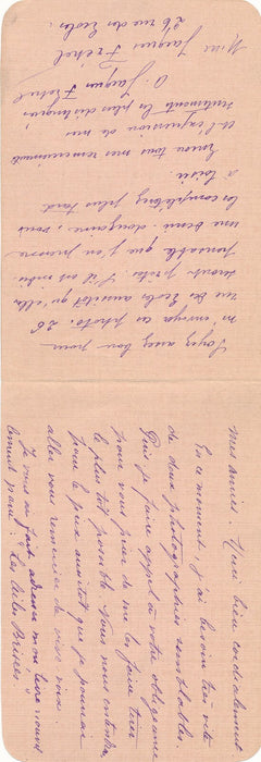 Jacques FRÉHEL Alice Telot : joie de Tola Doriane Manoël de Grandfort lettre 