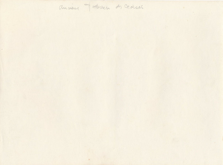 Forteresse croisés vue aérienne photo photographie militaire Liban ? Syrie ?