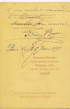 Frédéric BOYER photographie signée dédécacée à Emile Engel Opéra 1898 A. Lumière