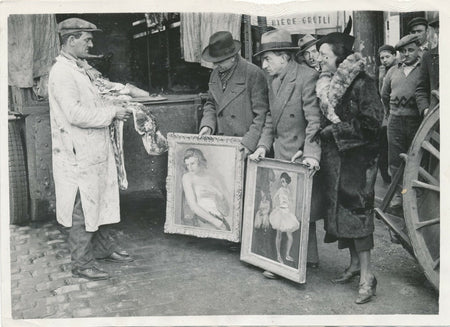 peinture contre viande Salon des échanges 1934 Versailles photo photographie