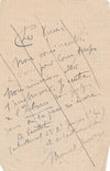 Jules PASCIN amusante lettre autographe à Marcel SAUVAGE invitation danse