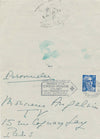 Juliette ACHARD, épouse Marcel Achard sur Féral et chabannes lettre autographe