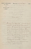 François CREPIN botaniste création Club alpin belge lettre autographe signée