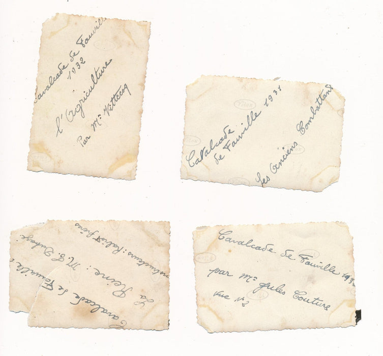 Corso Cavalcade Fauville en Caux Seine-Maritime 1932 11 photos et 2 cartes photo