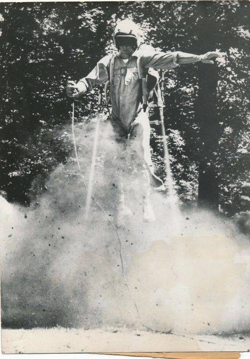 Militaria FANTASSIN À RÉACTION, 1958 argentique presse époque photo photographie