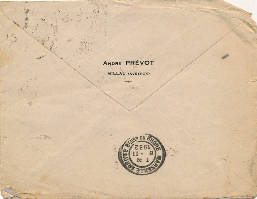 écrivain André Prévot (1910-) belle lettre de début de carrière autographe