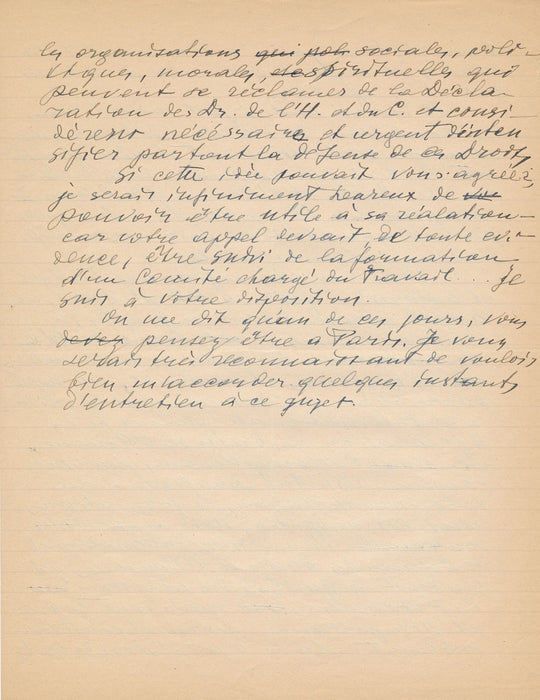 Judaica Léon BERNSTEIN (1877-1962) 3 brouillons autographes défense des juifs