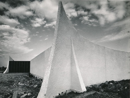 Photographie Architecture bâtiment argentique époque v. 1960 moderne