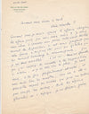 Anita CONTI belle lettre autographe signée "ma vie a été si précipitée..." océan