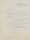 Musique Camille BELLAIGUE belle correspondance 21 lettres autographes signée