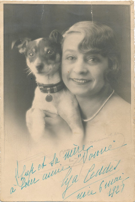 Lya CEDDÈS actrice chanteuse 2 photo photographie signée 1928 époque