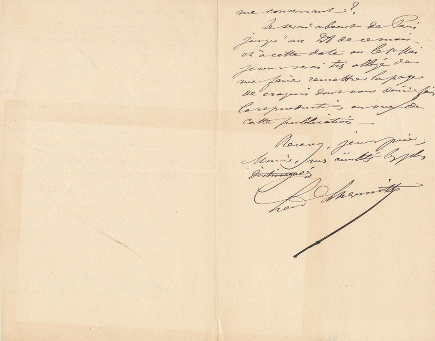 Léon LHERMITTE demande si les photographies sont réussies lettre autographe 1898