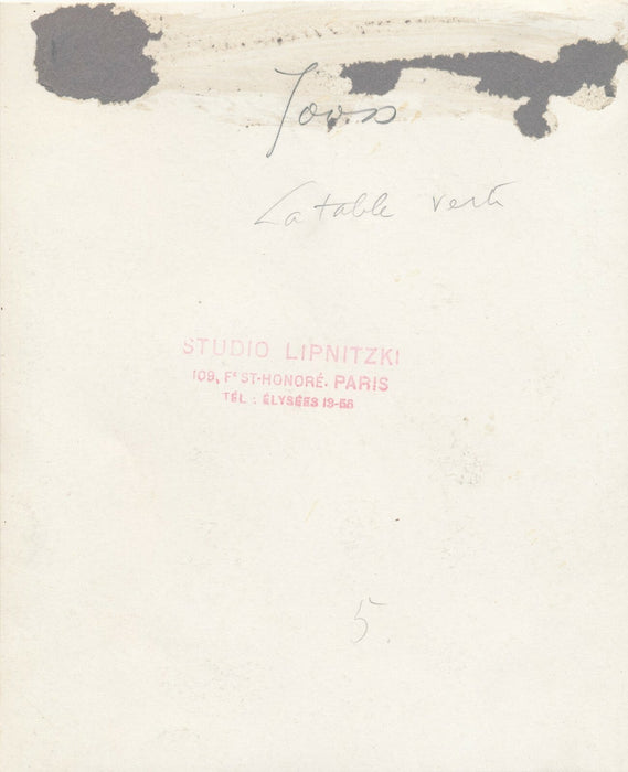 Kurt JOOSS photographie époque La Table verte 1932 photo Lipnitzki ballet danse