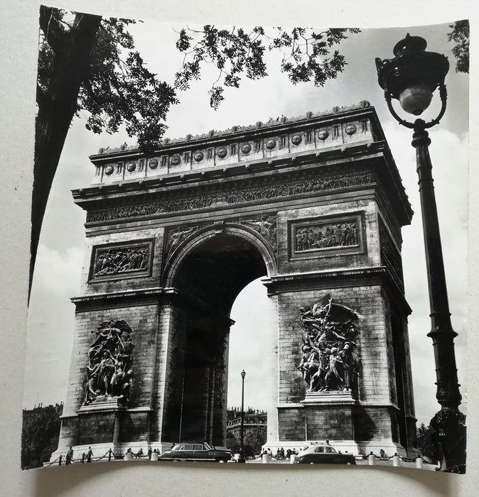Paris Arc de Triomphe, Paris photographie argentique d’époque, vers 1950 Almasy