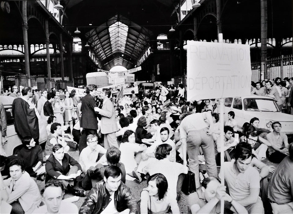5 photo photographie  Quartier Halles vers 1970 avant destruction des Halles