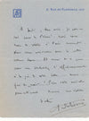André RIVOIRE 4 lettres autographes signées poète Gabriel Faure amitié