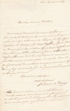 Ferdinand DENIS 2 lettres autographes signées Bahia à BOILLY Auguste BARBIER