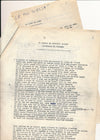 ARAGON 4 poèmes dactylographiés Paroles peintes annotations autographes fou Elsa
