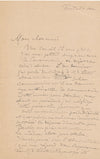 peintre Alexis LAHAYE 2 lettres autographes portrait Auber tableau Paresses