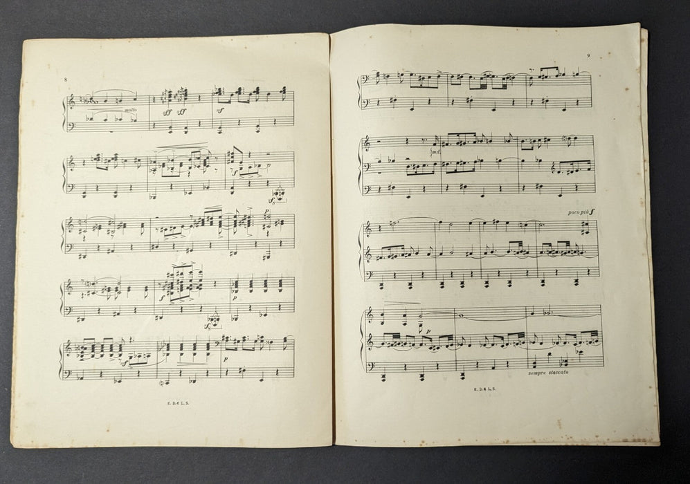 Ensemble partitions dont Stravinsky Ragtime Picasso Perez Poulenc Caplet...