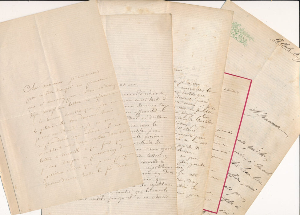 29 lettres élèves adressées à Joanni d Arsac éducation enseigant écrivain