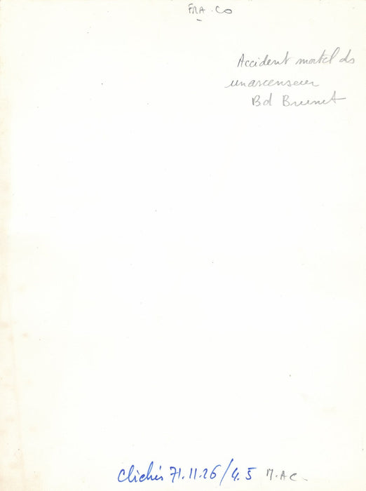 Ascenseur accident boulevard Brunet photo photographie cage architecture ville