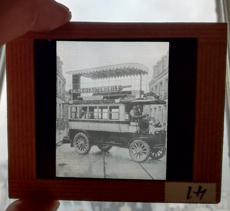 Salon de l’automobile n° 991 Bourse Opéra positif sur verre photo