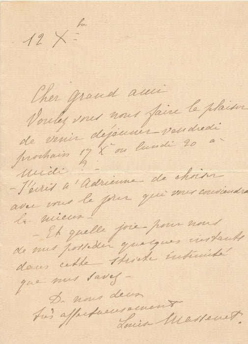 GRANVILLE LEVESON-GOWER LORD GRANVILLE lettre autographe signée à F. Febvre