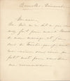 Mathilde de CUSSOL, duchesse lettre autographe signée à acteur Frédéric Febvre 