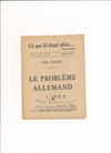 Anarchisme  Ce qu’il faut dire  Les 4 premiers numéros 1946 imprimés