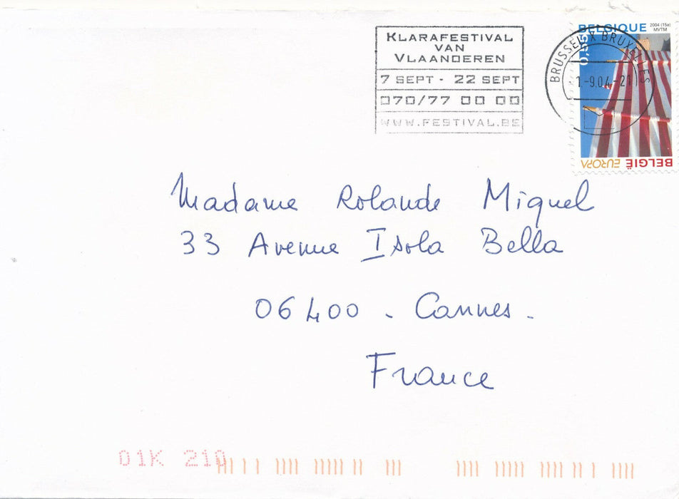 Claire GIBAULT orchestre musique carte postale autographe signée Abado Mozart