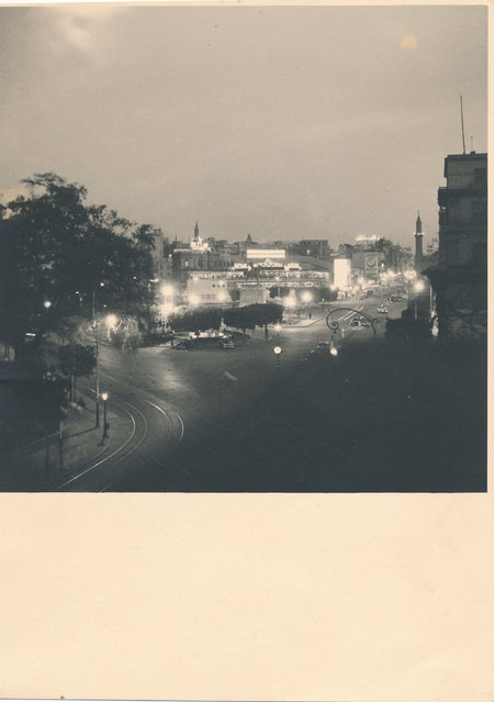 Tirage argentique époque Alexandrie nuit Égypte photographie photo