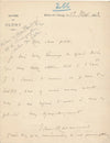 Edmond HARAUCOURT Lettre autographe signée Chien Flamberge succès musée Cluny