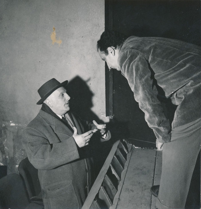 photographie Jean Tardieu, poète, traducteur répétition tirage argentique