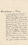 Catulle MENDÈS Lettre autographe signée sur le personnage de Scarron théâtre