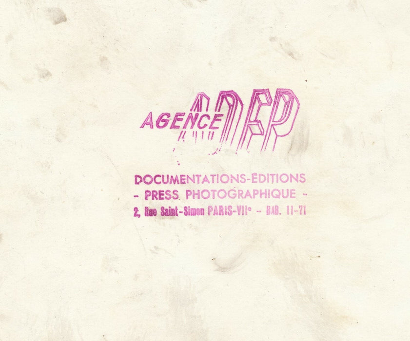 Chaton et cigarette photo photographie publicité cachet ADEP v. 1950