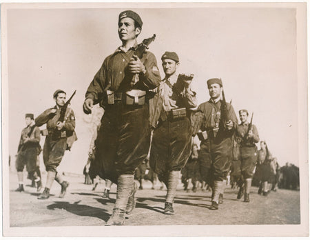 Guerre civile espagnole, Barcelone photo photographie v. 1937 Franco