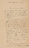 Maurice DESVALLIÈRES 2 lettres autographes poilus acteur Febvre intéressant
