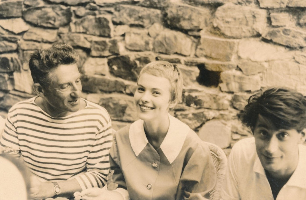 Jean SEBERG 3 photographies époque amateur v. 1959 François Moreuil été plage