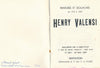 Bel ensemble Henry VALENSI 2 lettres autographes et 2 catalogues Prix Valensi