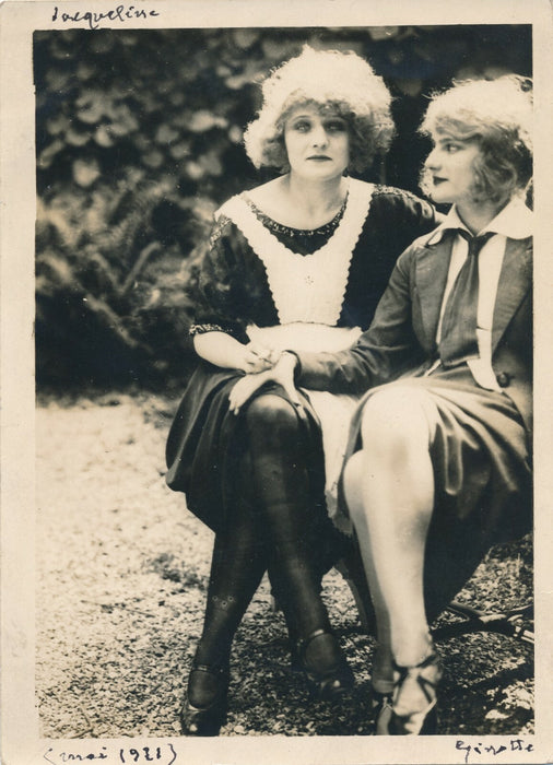 Ginette ARCHAMBAULT Félicien Champsaur 3 photographies autographe signées coquin